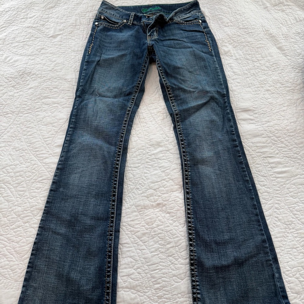 Wrangler Women's Dark Blue Boot Cut Jeans